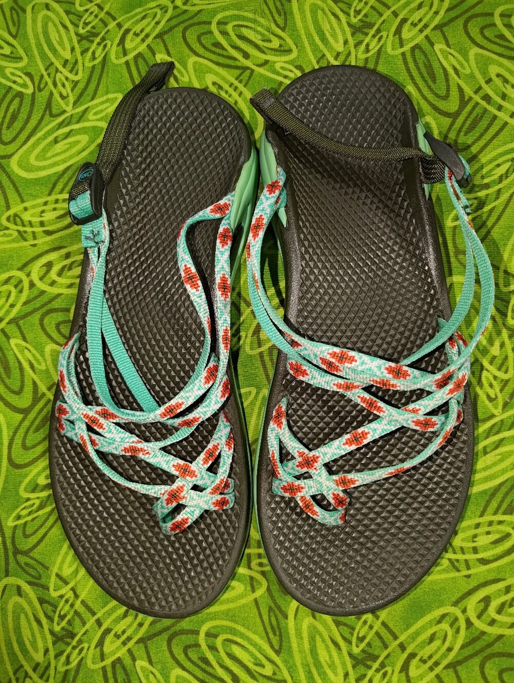 Chaco Z/X2 Classic Sandals Double-Strapped Design w Toe Loop US W9